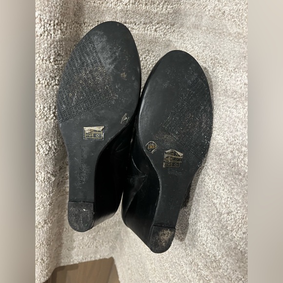 BCBGenerations black faux ledge wedge boots , size 8.5 - Picture 5 of 5